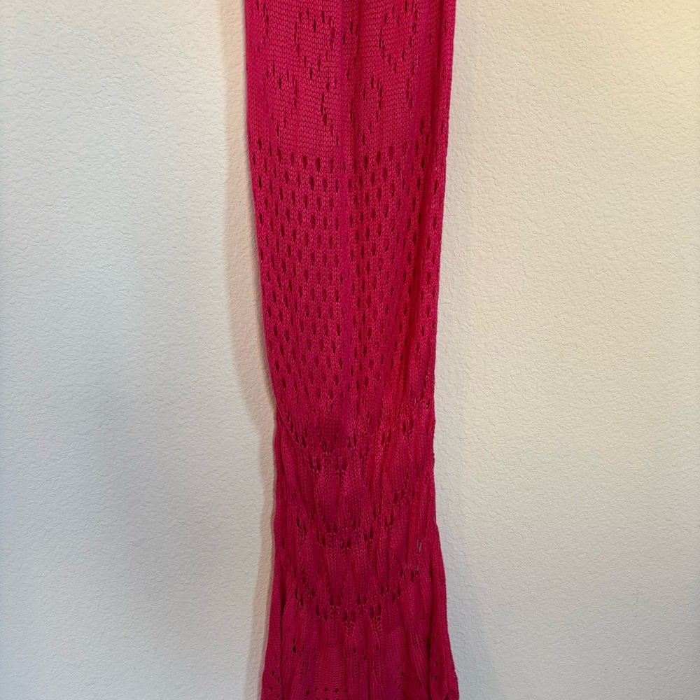 Beach Riot Tracy Maxi Dress Cover Up Fandango Pink NWT - Picture 9 of 10
